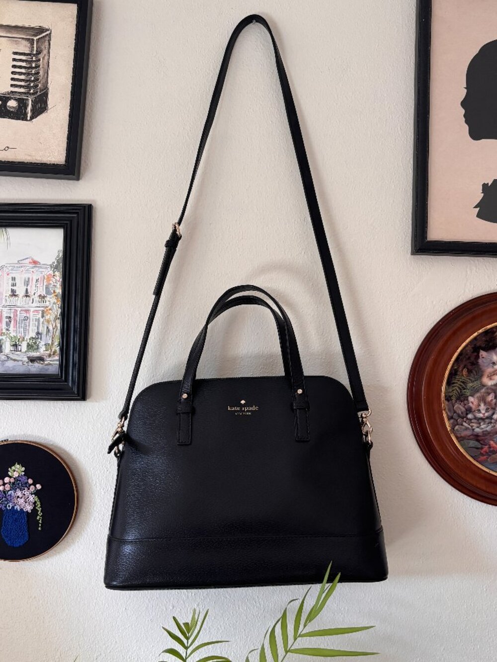 Kate Spade Black Grand Street Small Rachelle Satchel